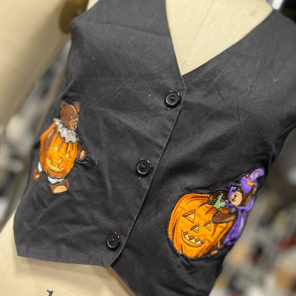 Vintage Halloween Vest M
